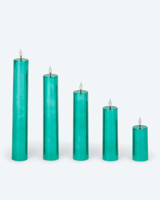 XXL LED-Kerzen 'Shiny', 5tlg.