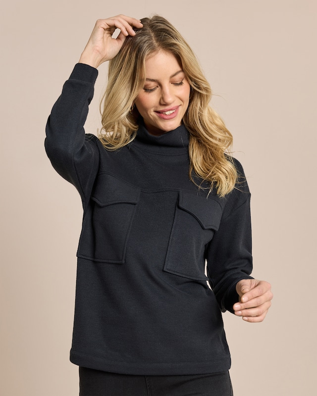 Sweatshirt mit Tunnelzug