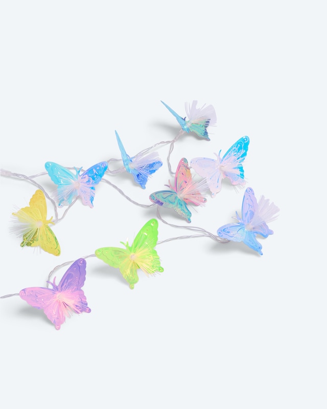 LED-Outdoor-Lichterkette 'Schmetterlinge'