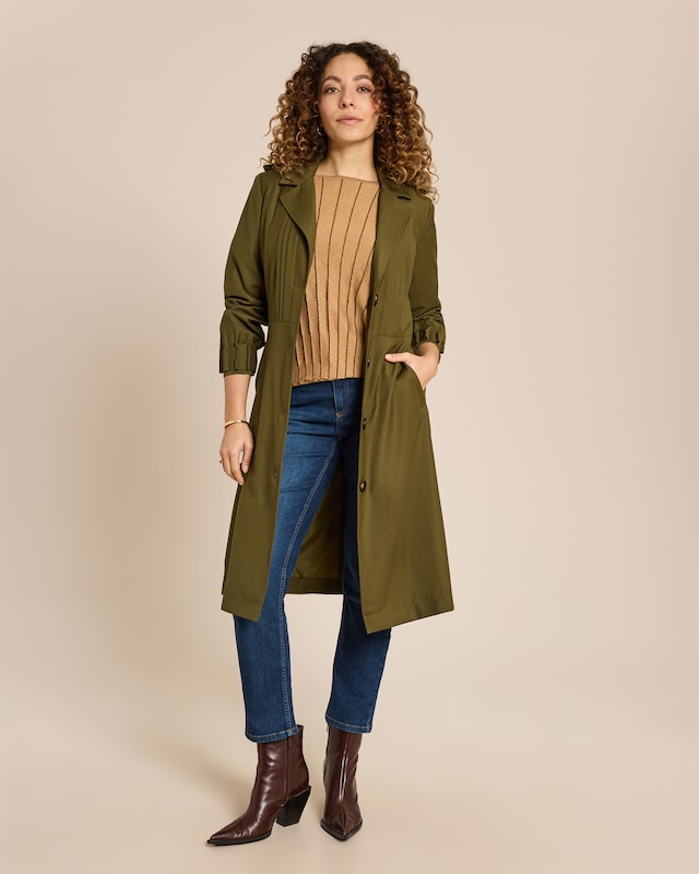 Trenchcoat mit Gürtel