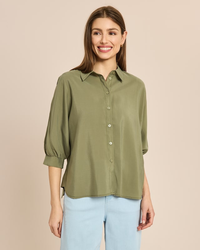 Oversized Blusen-Set mit Fledermausarm