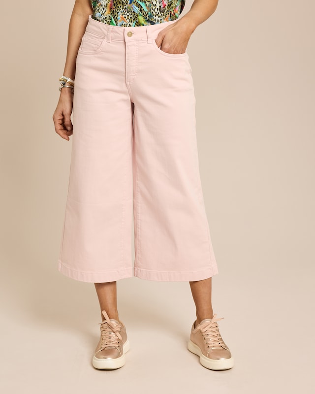 Culotte Jeans aus Denim