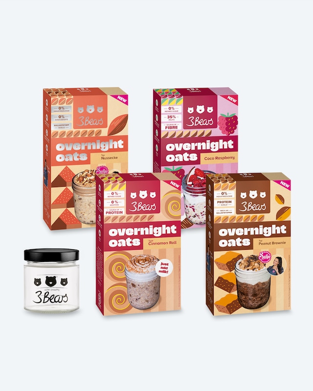 Overnight Oats 1.600 g mit Glas
