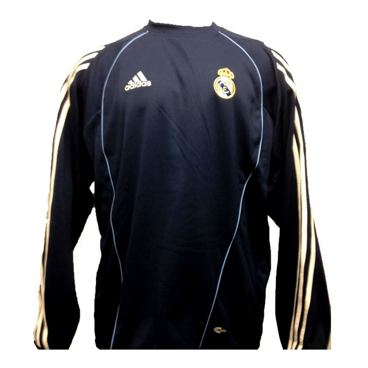 Herren Sweater ohne Kapuze Adidas Real Madrid CF Blau Fussball - 204 cm