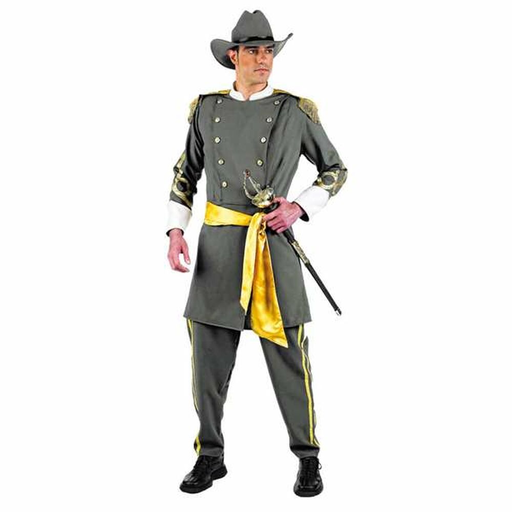 Kostüm für Erwachsene Limit Costumes Konföderierter Soldat 4 Stücke Bunt - L