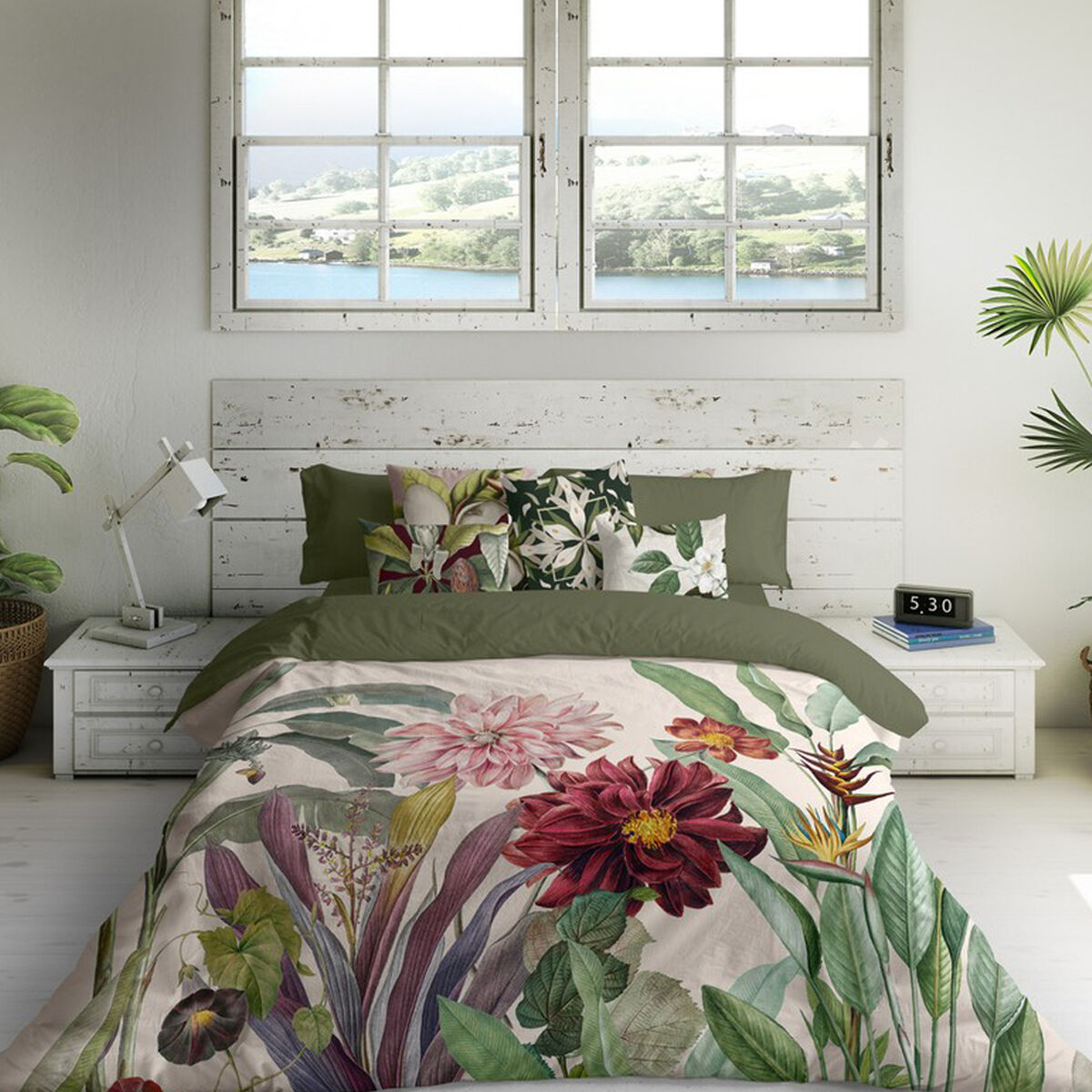 Bettdeckenbezug Naturals Mirelle - Bett 150 cm (240 x 220 cm)
