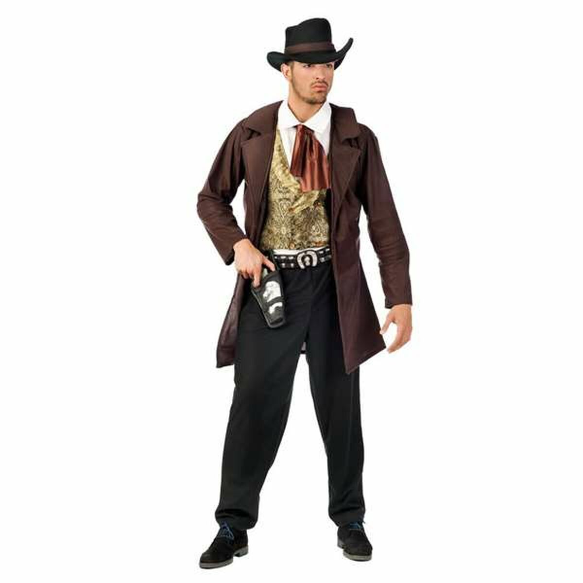 Kostüm für Erwachsene Limit Costumes cowboy 4 Stücke Braun - S