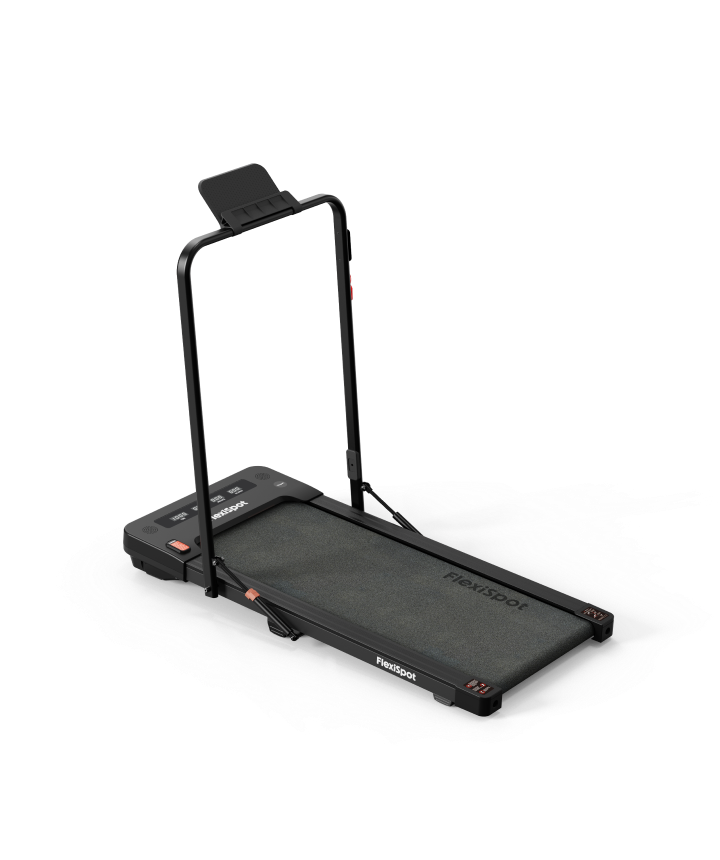 2-in-1 Laufband für Gehen und Laufen mit Fernbedienung