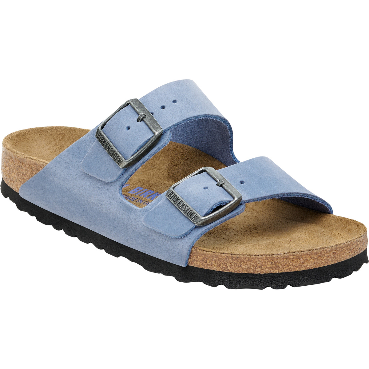 Birkenstock Damen Arizona Soft Natural Leather Oiled Sandale