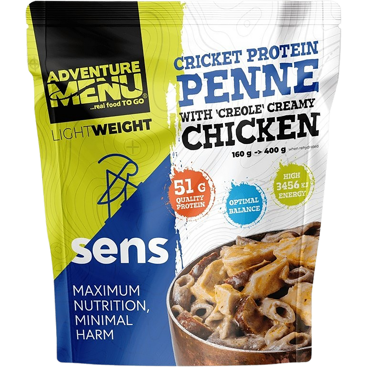 Adventure Menu SENS Protein Penne mit Hähnchenfleisch