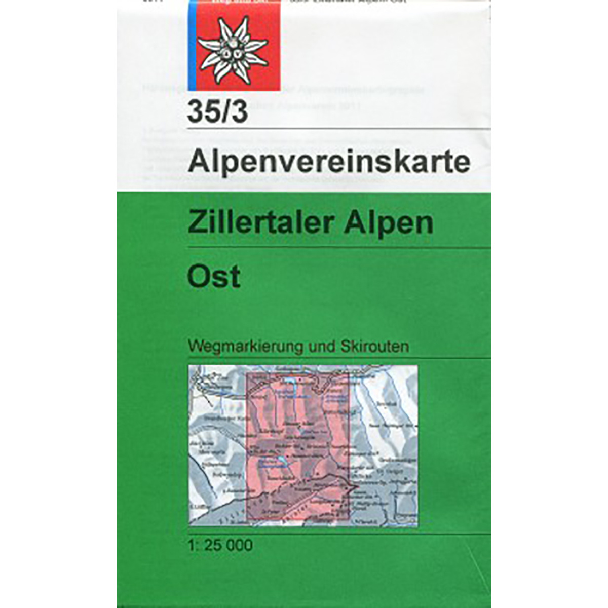 DAV AV-Karte 35/3 Zillertaler Alpen Ost