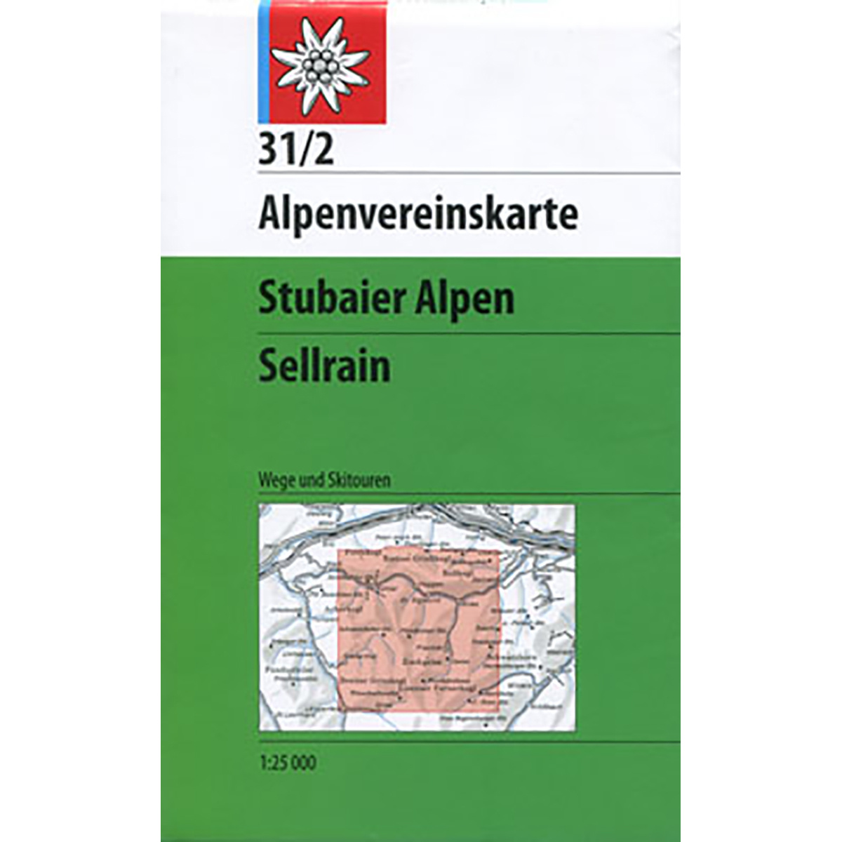 DAV AV-Karte 31/2 Stubaier Alpen, Sellrain