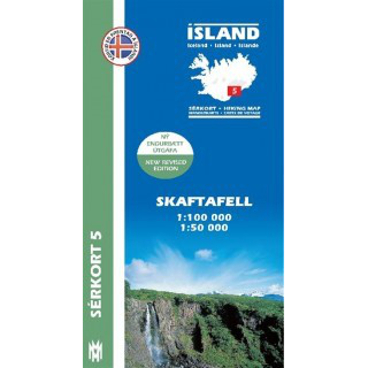 Mal og menning Island Serkort 5 Skaftafell