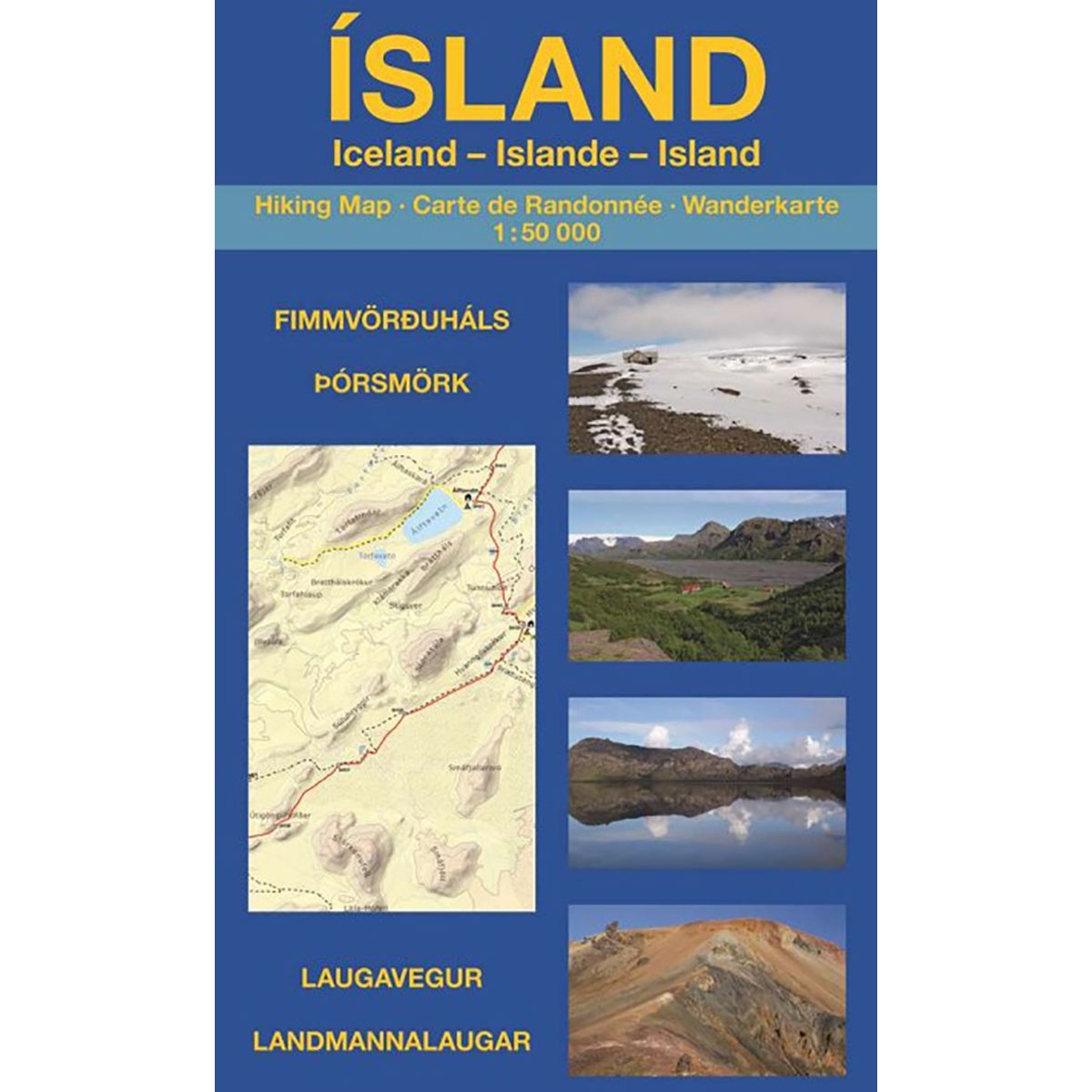 Verlag Uwe Grunewald Island Wanderkarte