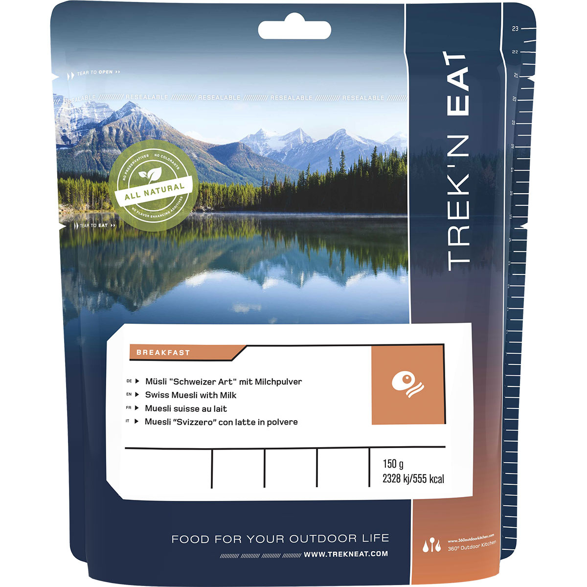 Trek'n Eat Müsli Schweizer Art mit Vollmilch