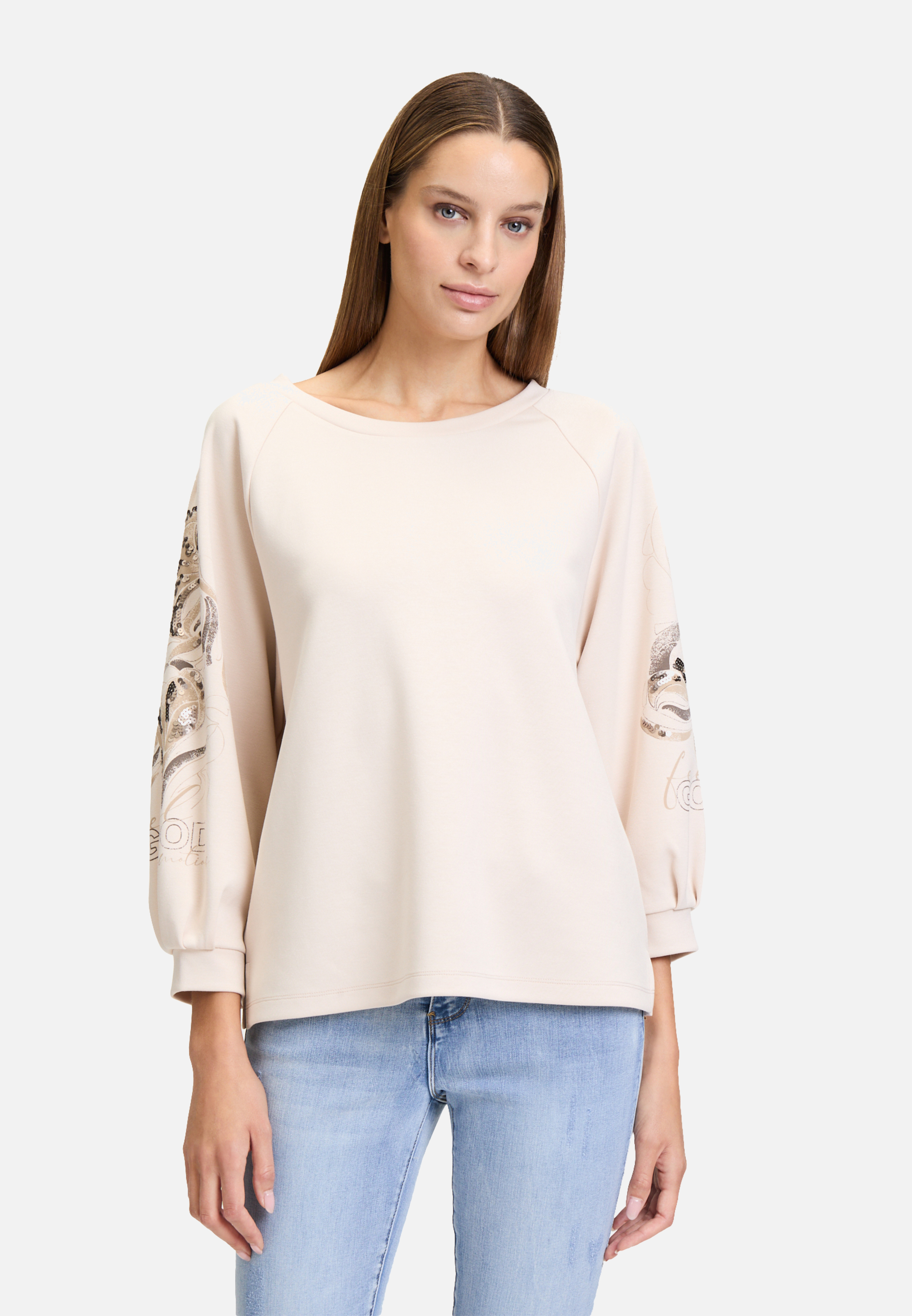 Sweatshirt mit Trompetenärmeln