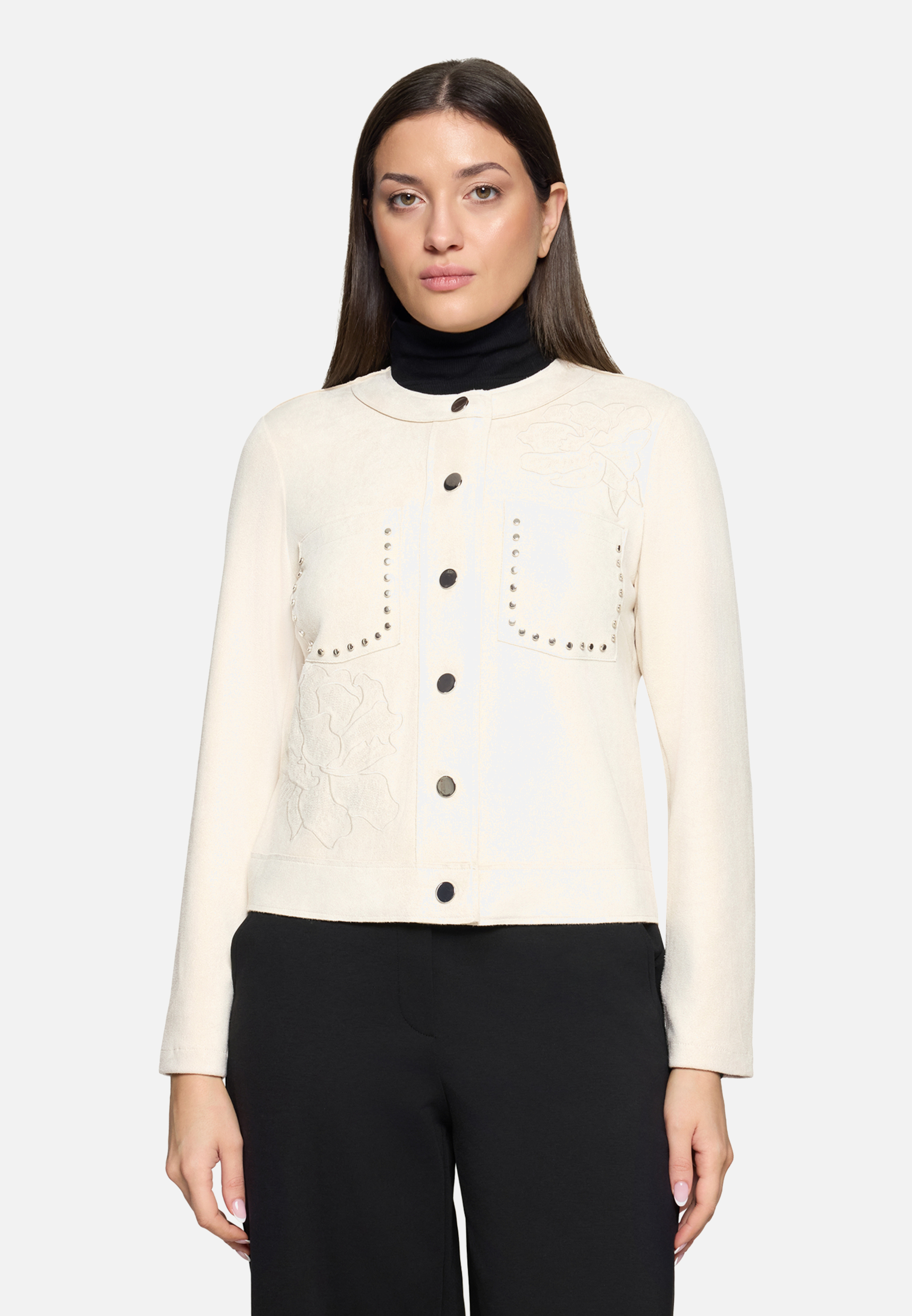 Blazer-Jacke mit Knöpfen