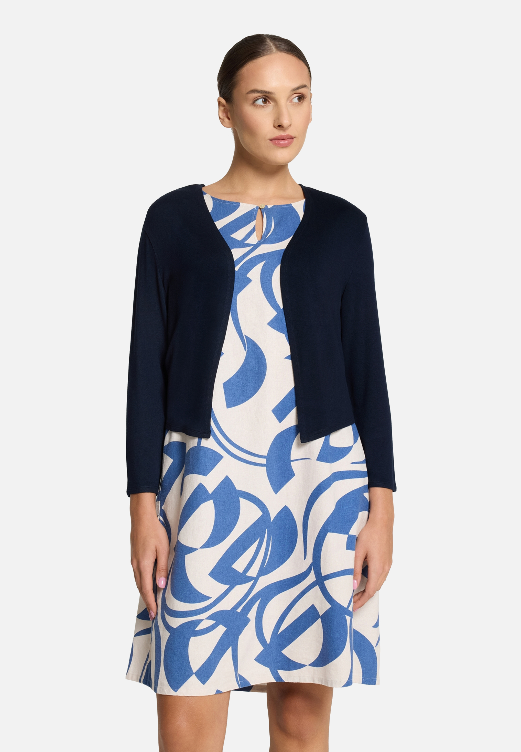 Bolero-Jacke mit 3/4 Arm