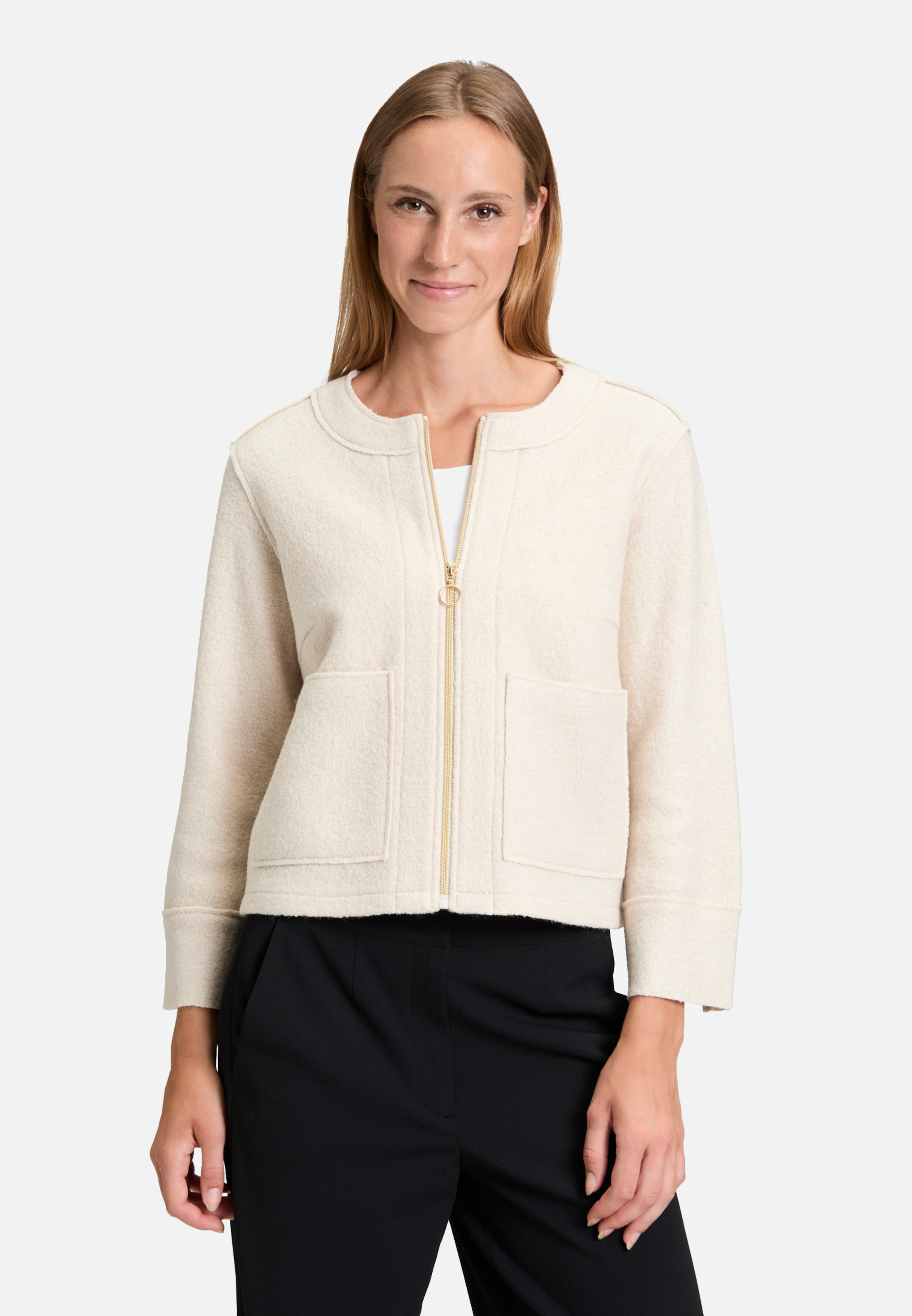 Blazer-Jacke mit Taschen