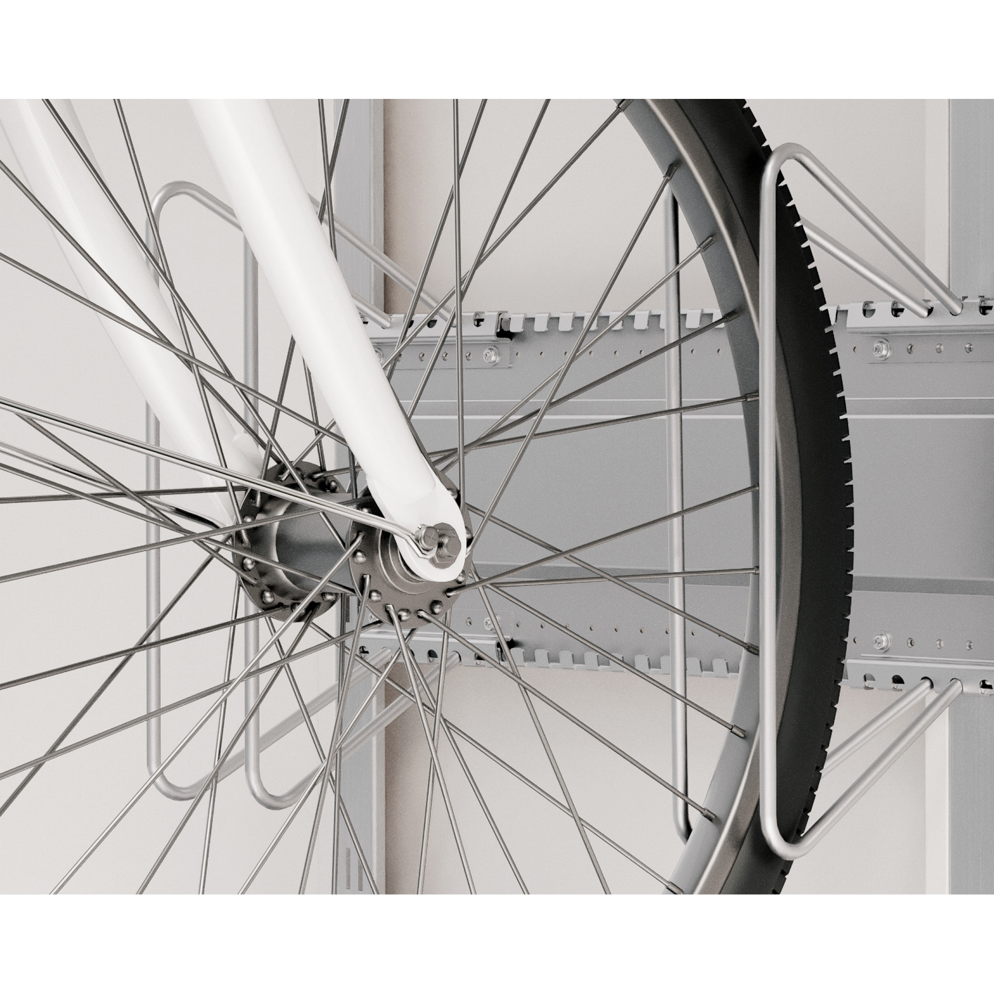 EcoStar Fahrradhalter 'Euroline 480' waagerecht für Gerätehaus