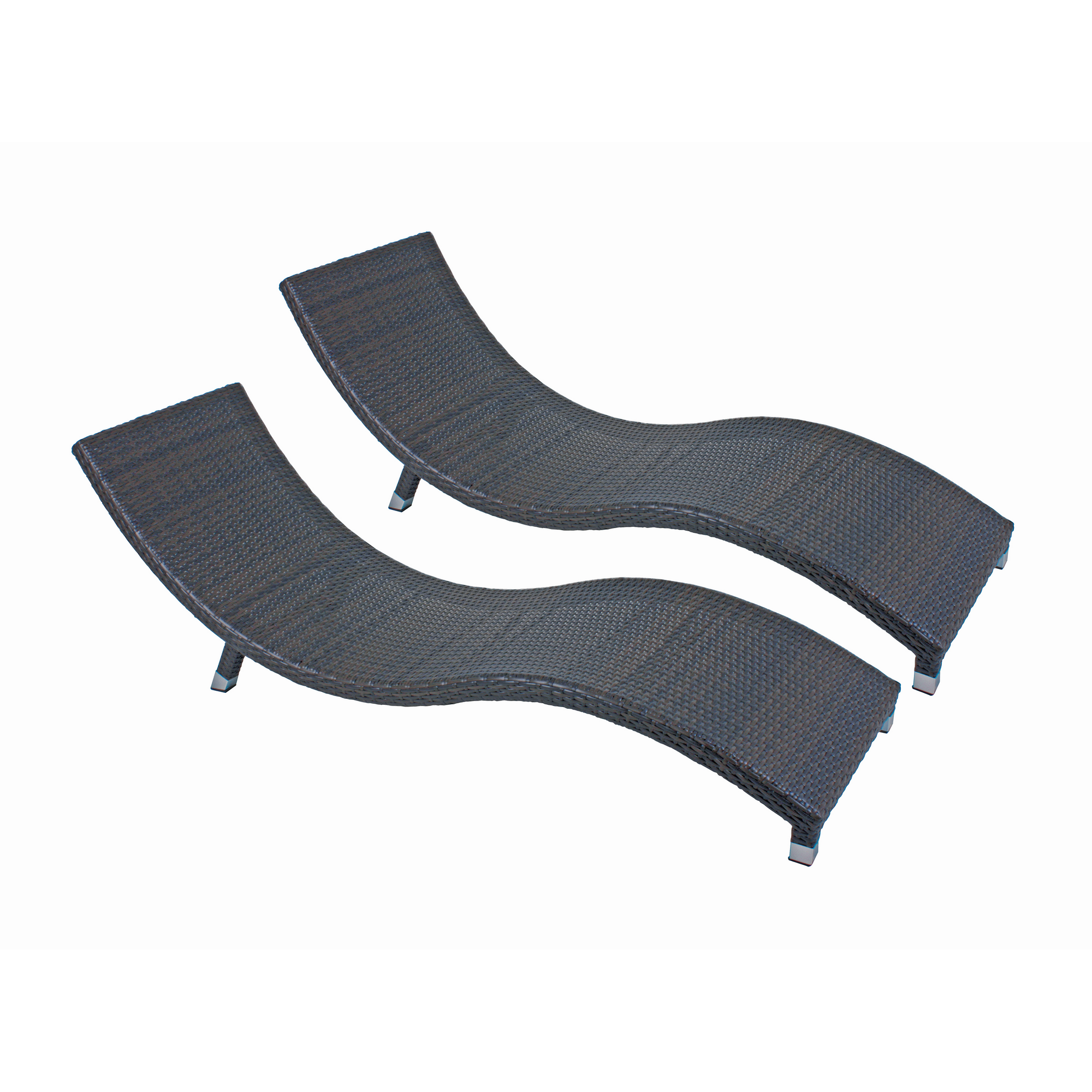 Garden Pleasure Gartenliege 'Caracas' dunkelbraun