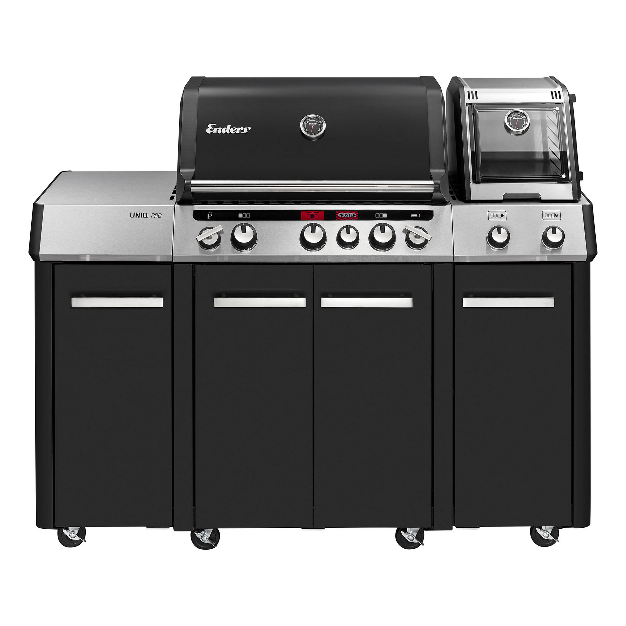 Enders Gasgrill 'Cruster IK Kitchen Oven Pro 3' schwarz, silber 147 x 121 x 69,5 cm