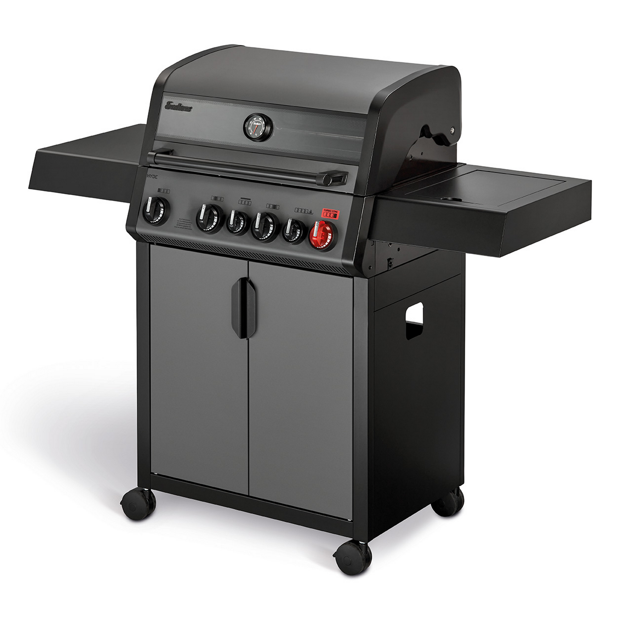 Enders Gasgrill 'Hyde 4 SIKR Turbo' schwarz, grau 135,5 x 117 x 56 cm