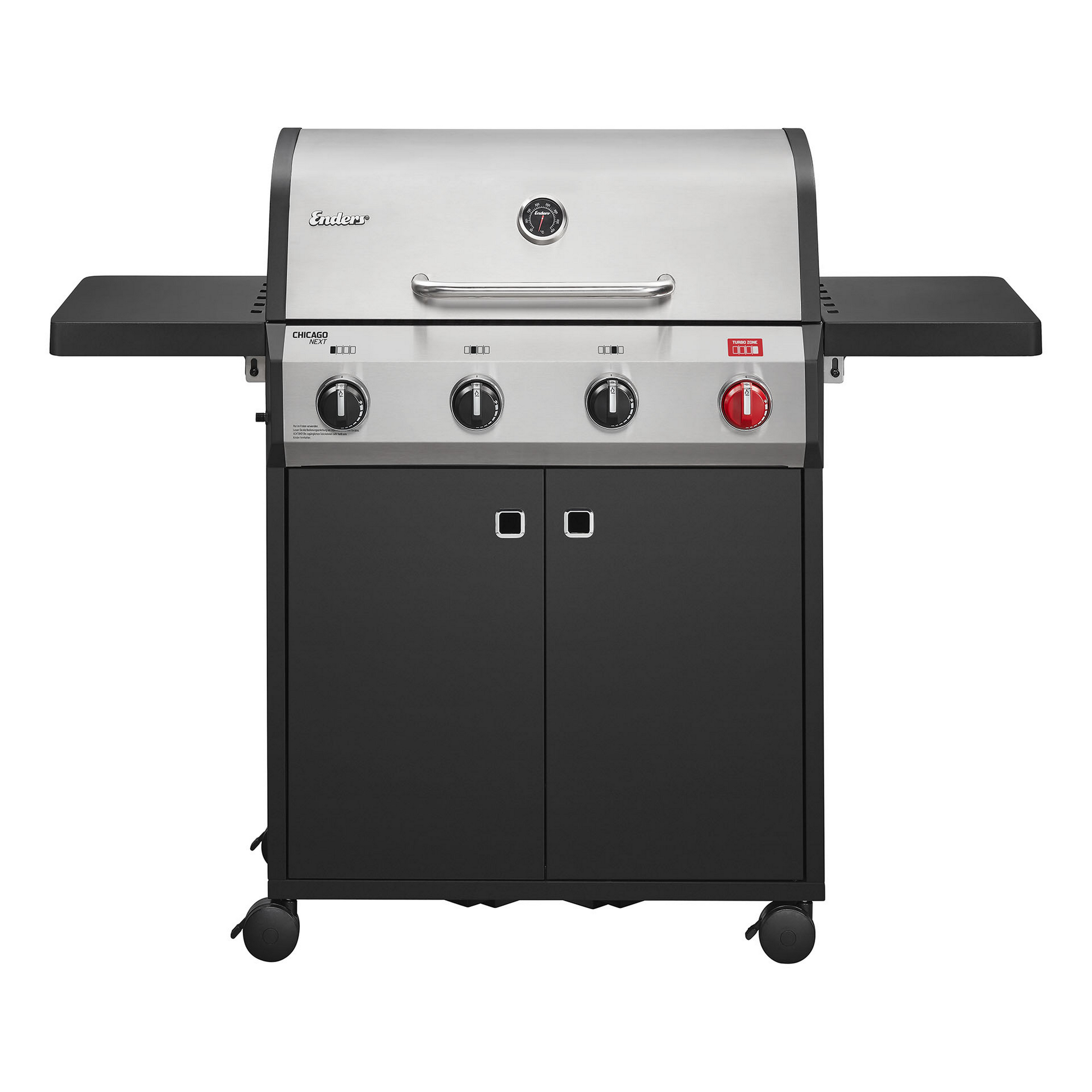 Enders Gasgrill 'Chicago Next 4 R Turbo' schwarz, silber 134,5 x 108 x 51 cm