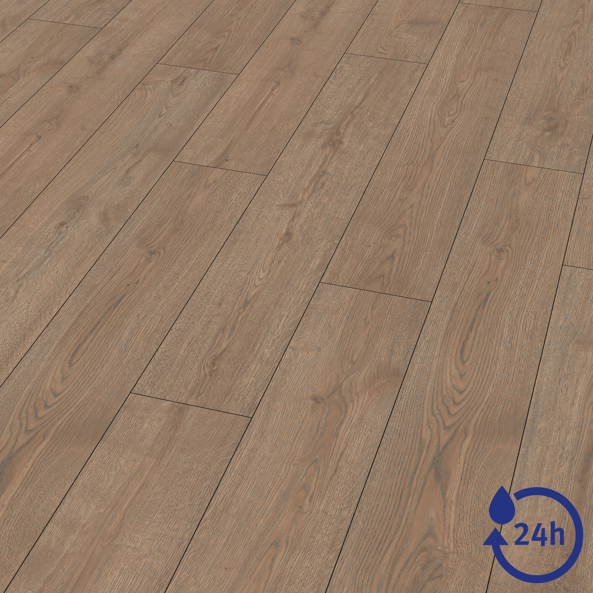 EGGER Laminat 'NatureSense Aqua' EL2191 Turin Eiche braun 8 mm