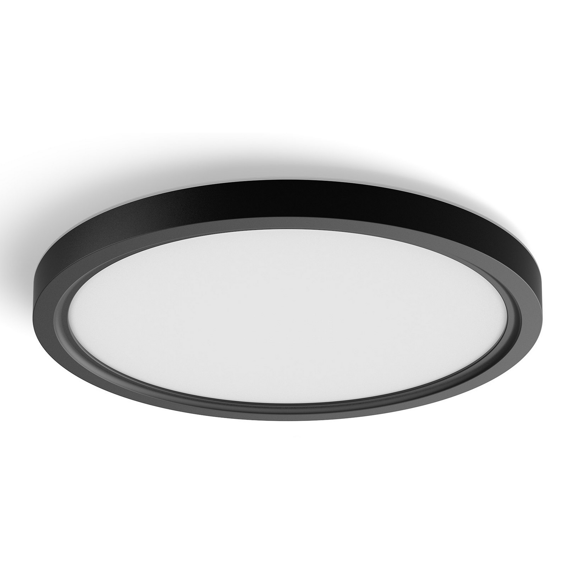 Philips Hue Panelleuchte 'Hue Tento WACA RD S' schwarz Ø 29,1 cm, mit Farbwechsler