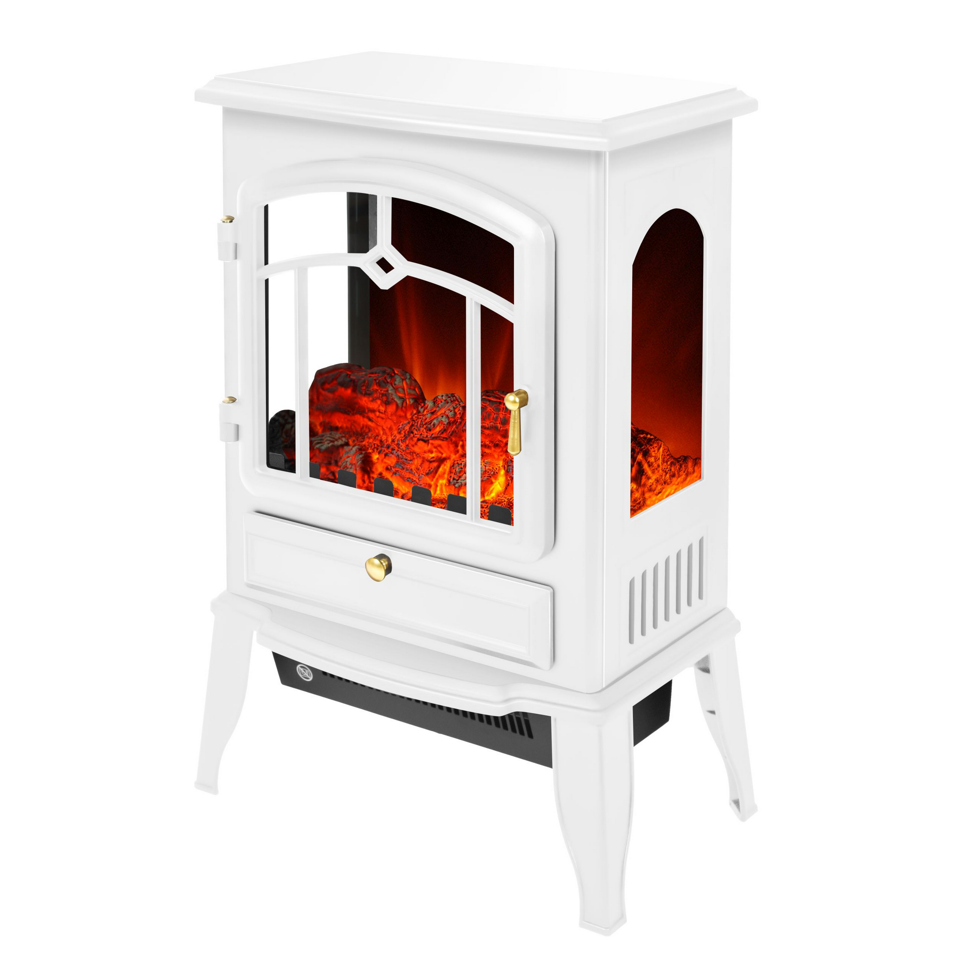 El Fuego Elektrokamin 'Como II' weiß 2 kW