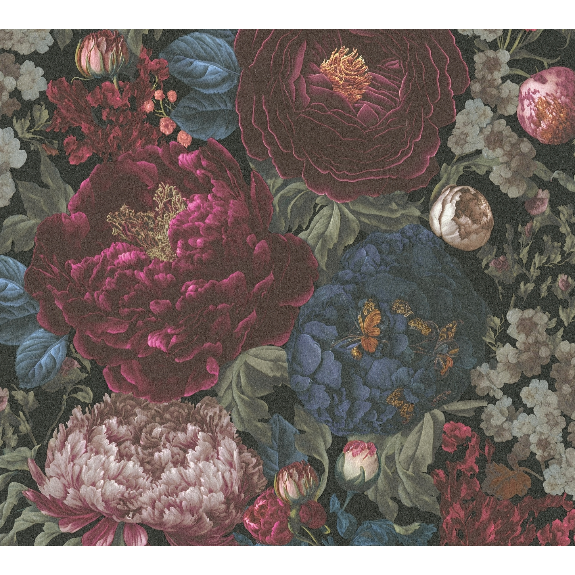 A.S. Création Vliestapete 'Michalsky 6' Blumen rot 0,53 x 10,05 m