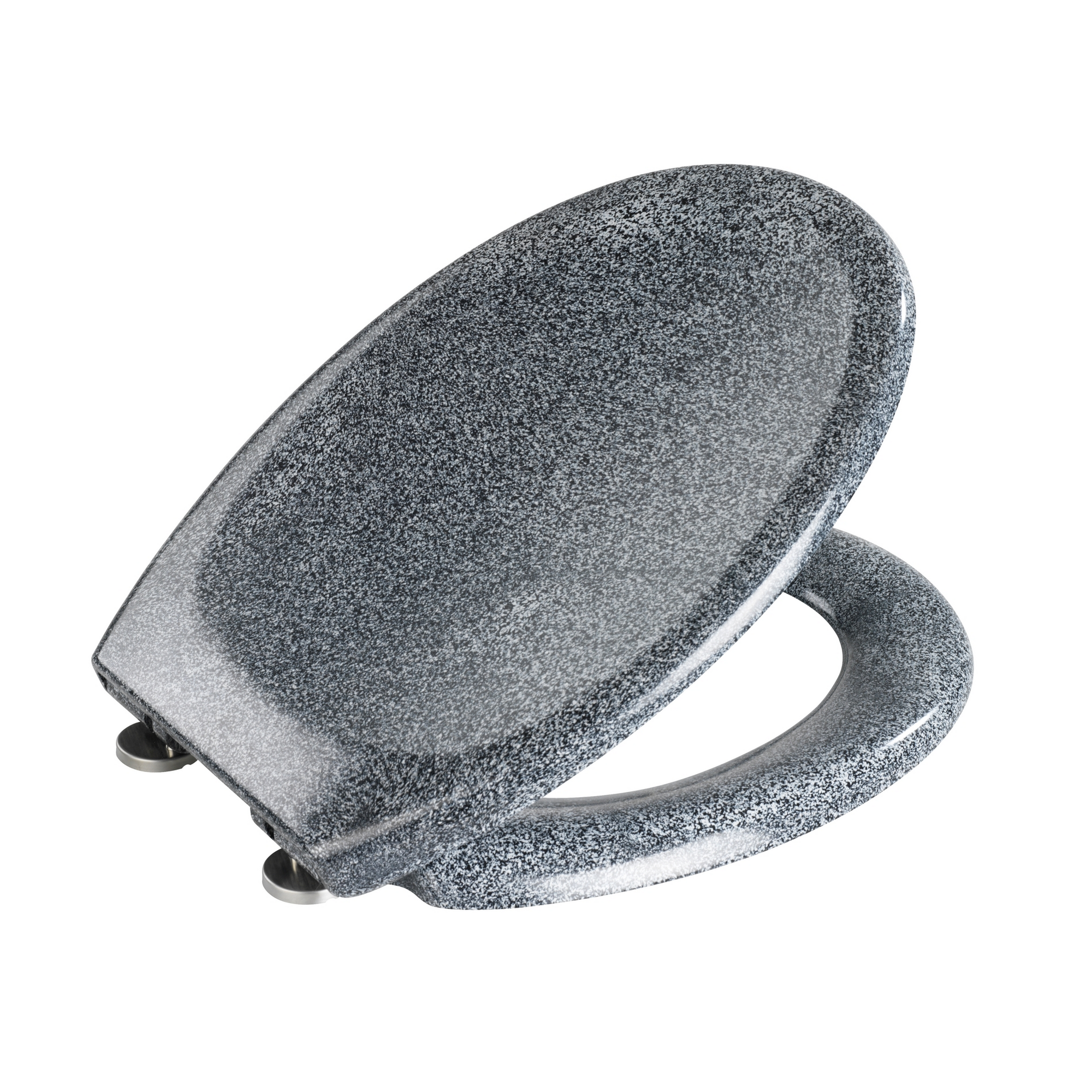 Wenko WC-Sitz 'Ottana' mit Absenkautomatik granifarben Duroplast