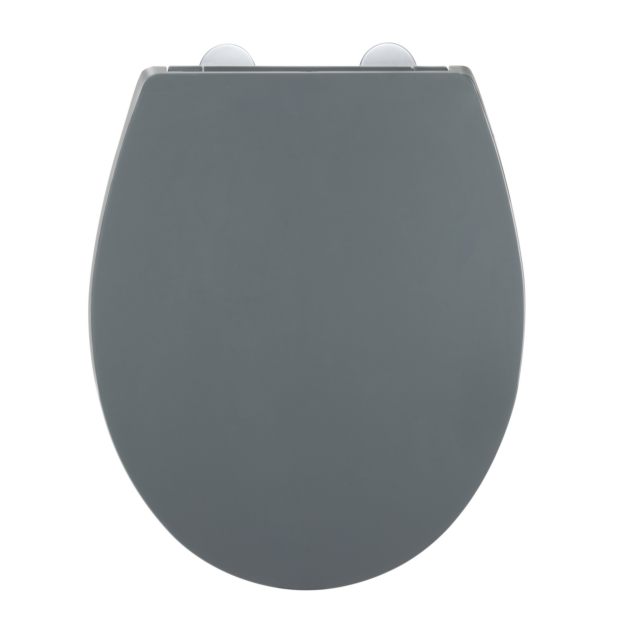 Wenko WC-Sitz 'Ostuni' mit Absenkautomatik grau Thermoplast