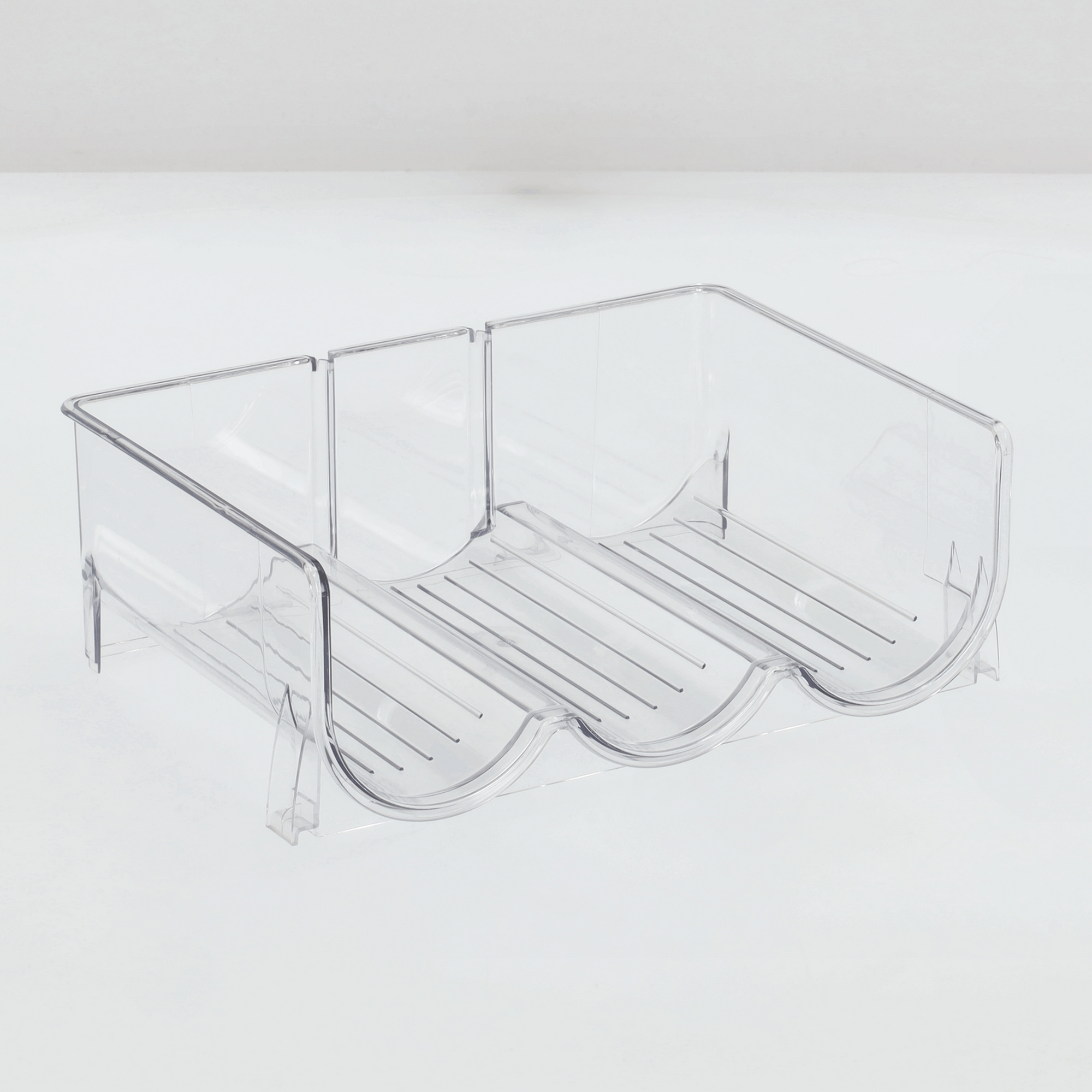 Zeller Flaschenregal für 3 Flaschen Kunststoff 28,5 x 10 x 20 cm