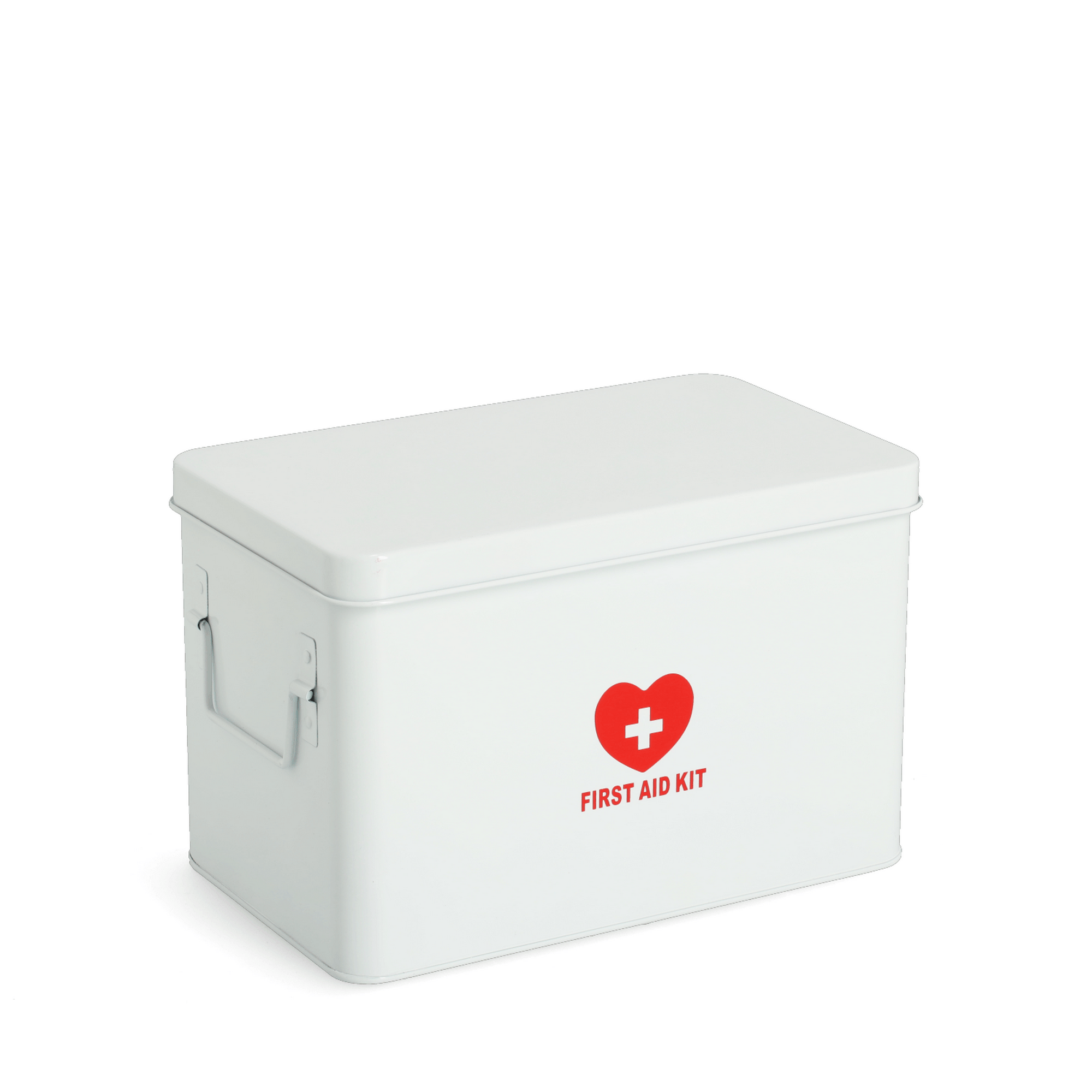 Zeller Medizinbox Metall weiß 32 x 20,5 x 19 cm