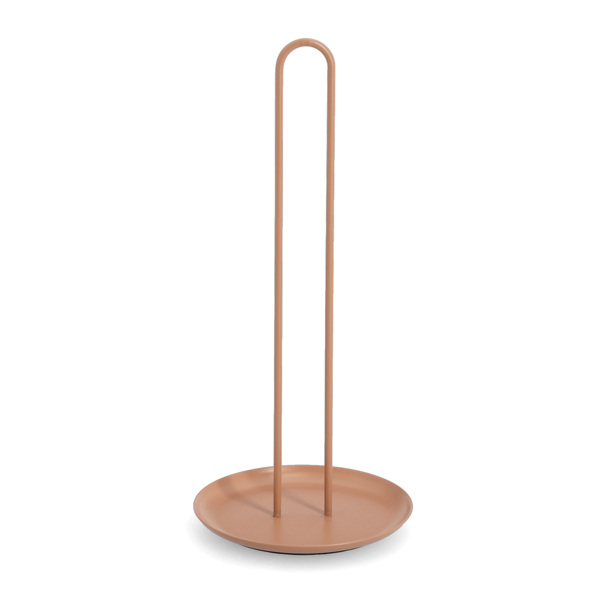 Zeller Küchenrollenhalter Metall moccafarben 14,5 x 32 x 14,5 cm