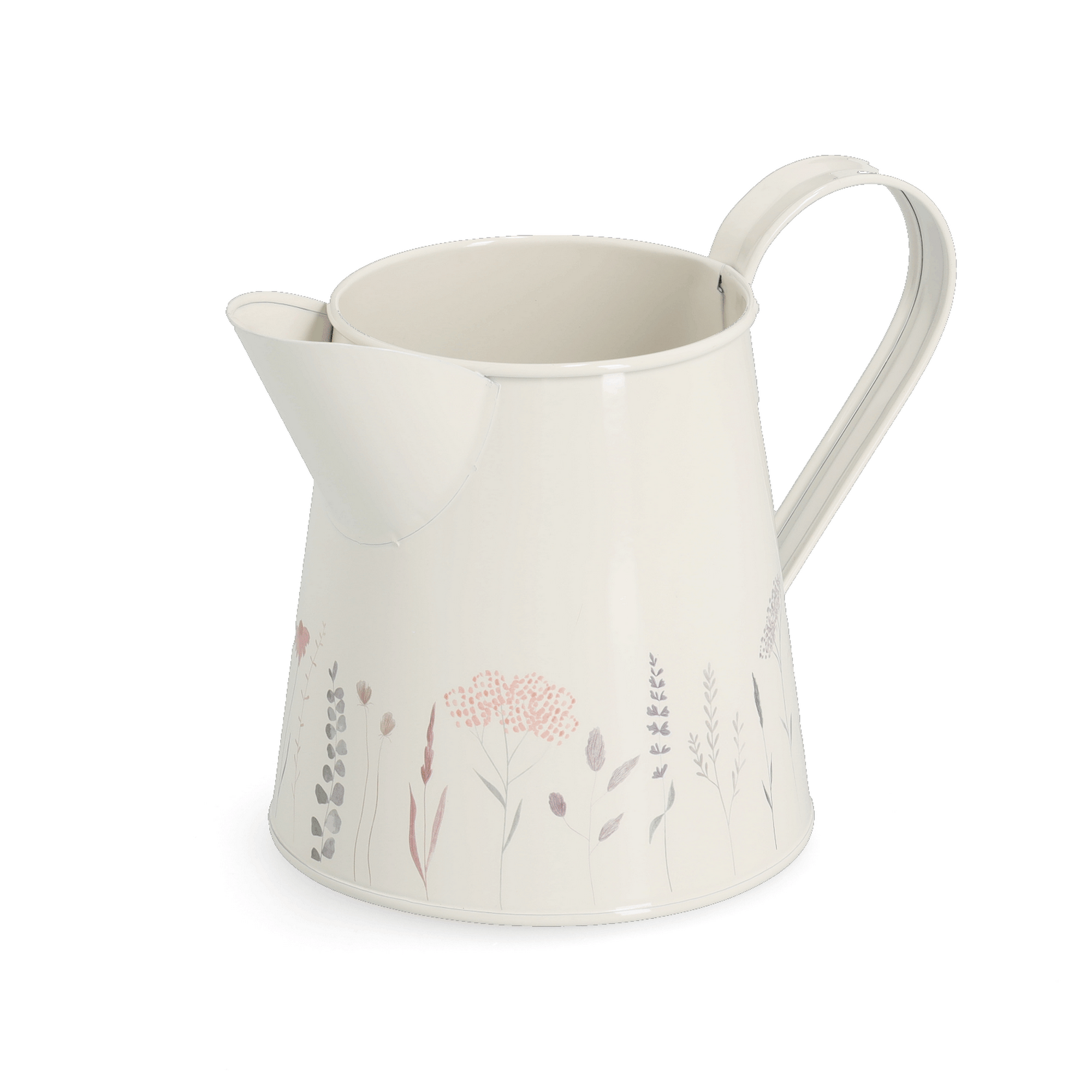 Zeller Kanne 'Flowers' Metall 1500 ml 10,5 x 14 x 10,5 cm