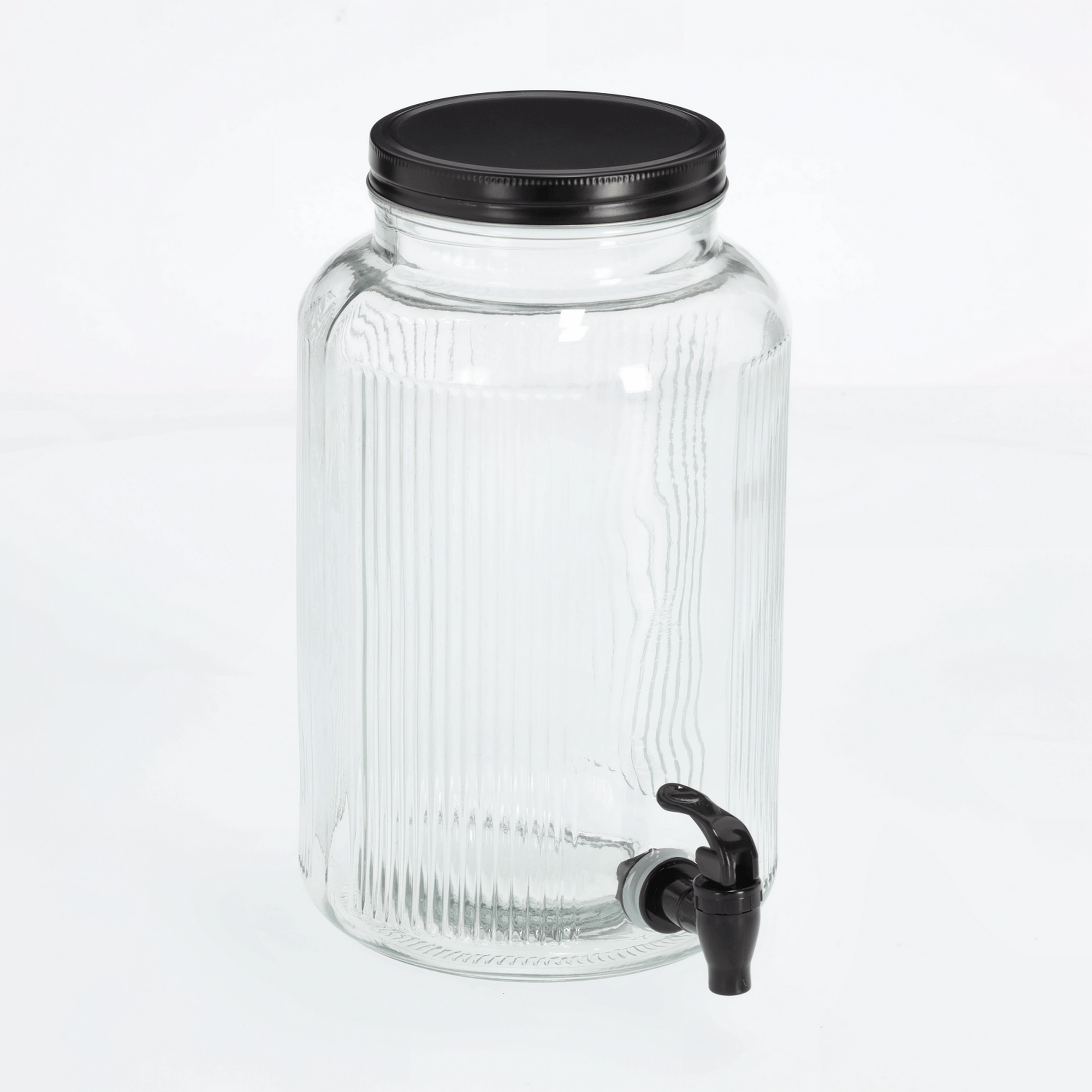 Zeller Getränkespender Glas/Metall 3900 ml 16 x 25 x 16 cm