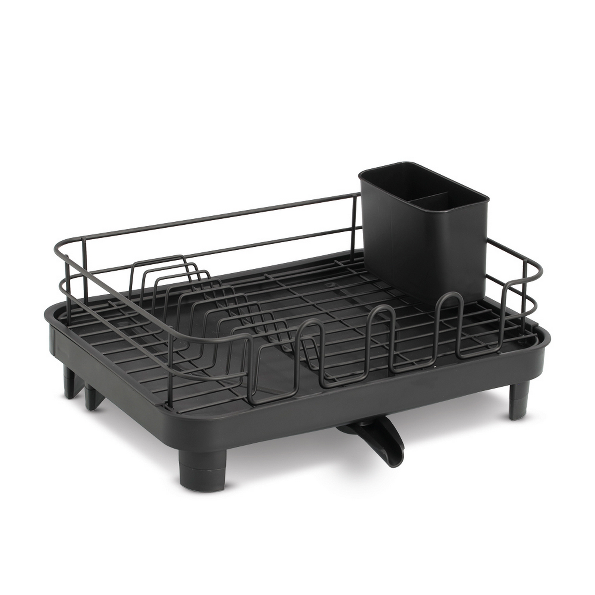 Zeller Geschirrabtropfständer Kunststoff/Metall schwarz 41 x 20 x 32 cm