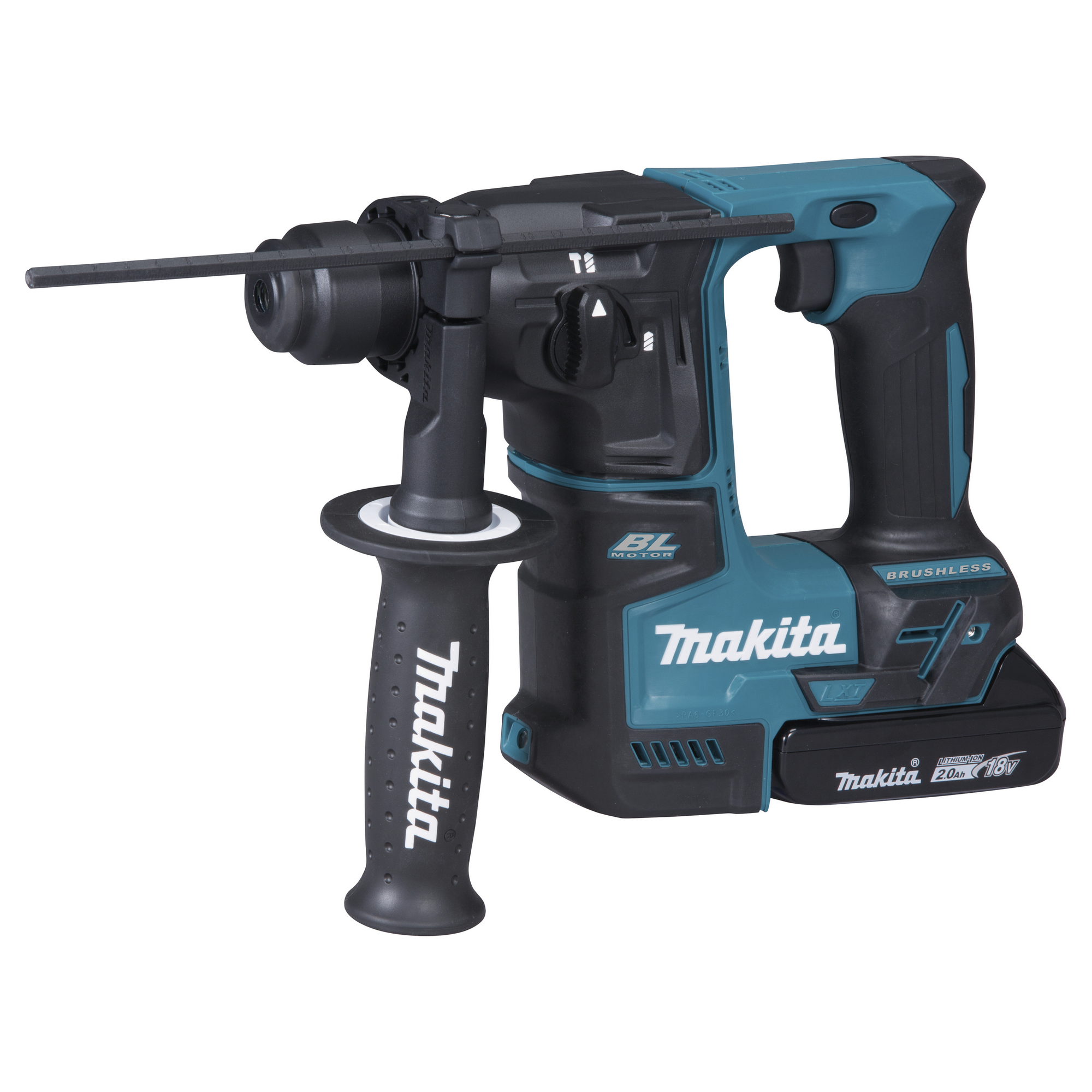 Makita Akku-Bohrhammer 'DHR171RAJ' für SDS-Plus, mit 2 Akkus, 18 V