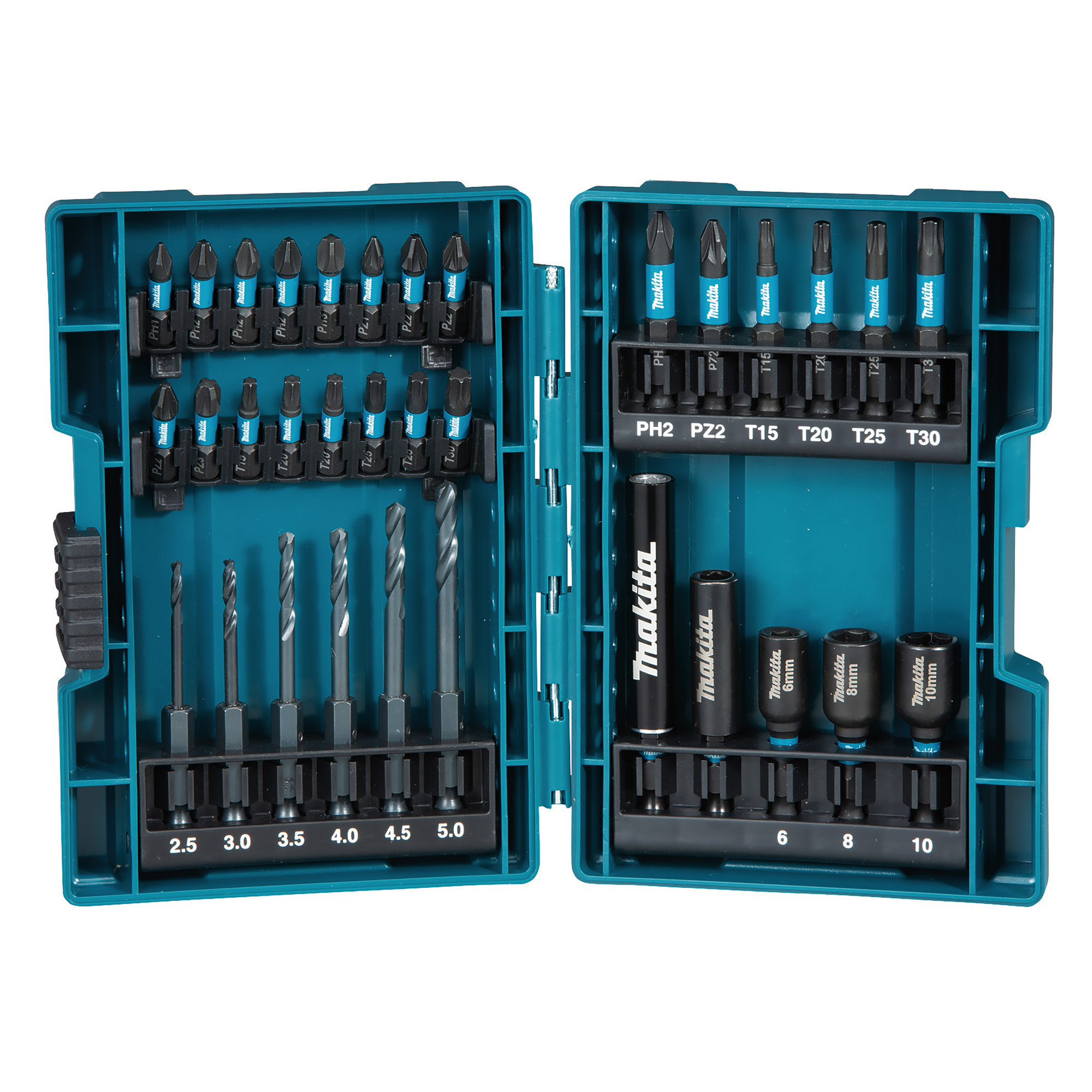 Makita Bohrer- und Bit-Set 'B-66896' 33-teillig