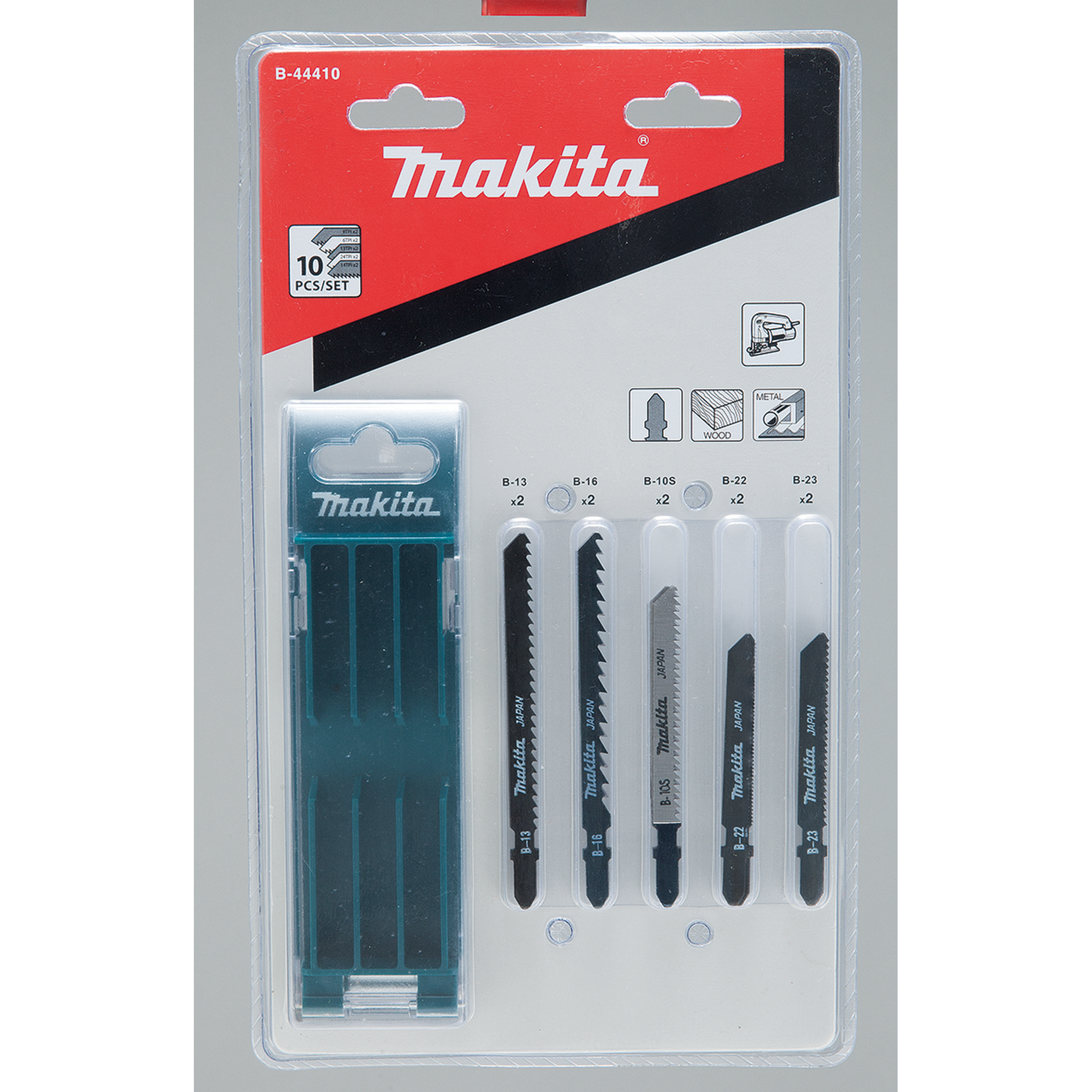 Makita Stichsägeblatt-Set 'B-44410' 10-teilig