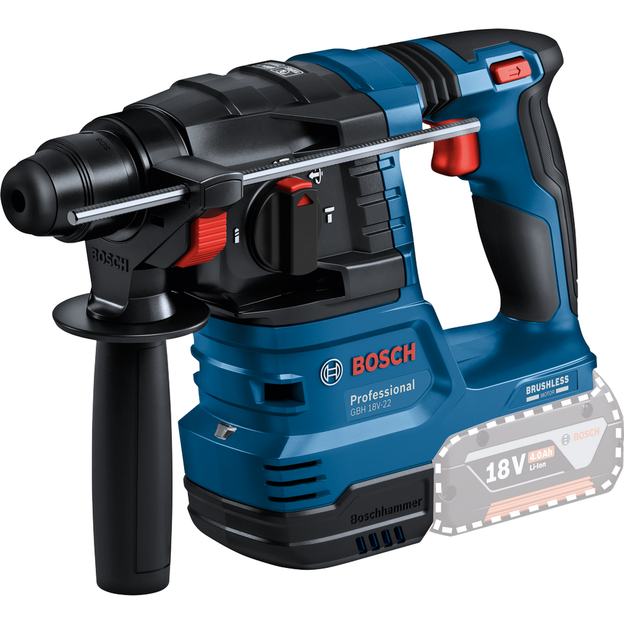 Bosch Akku-Bohrhammer mit SDS Plus 'GBH 18V-22 Professional' 18 V