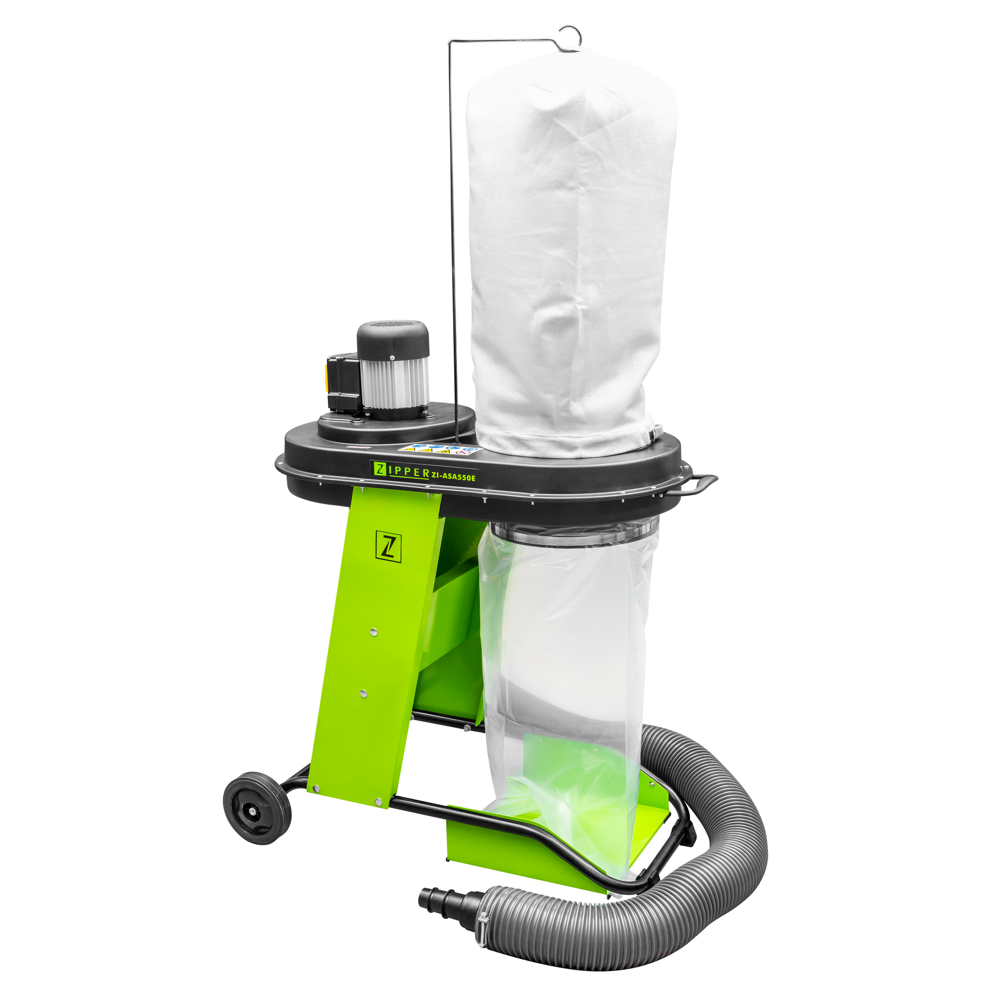 Zipper Absauganlage 'ZI-ASA550E' mit Adapter-Set 550 W
