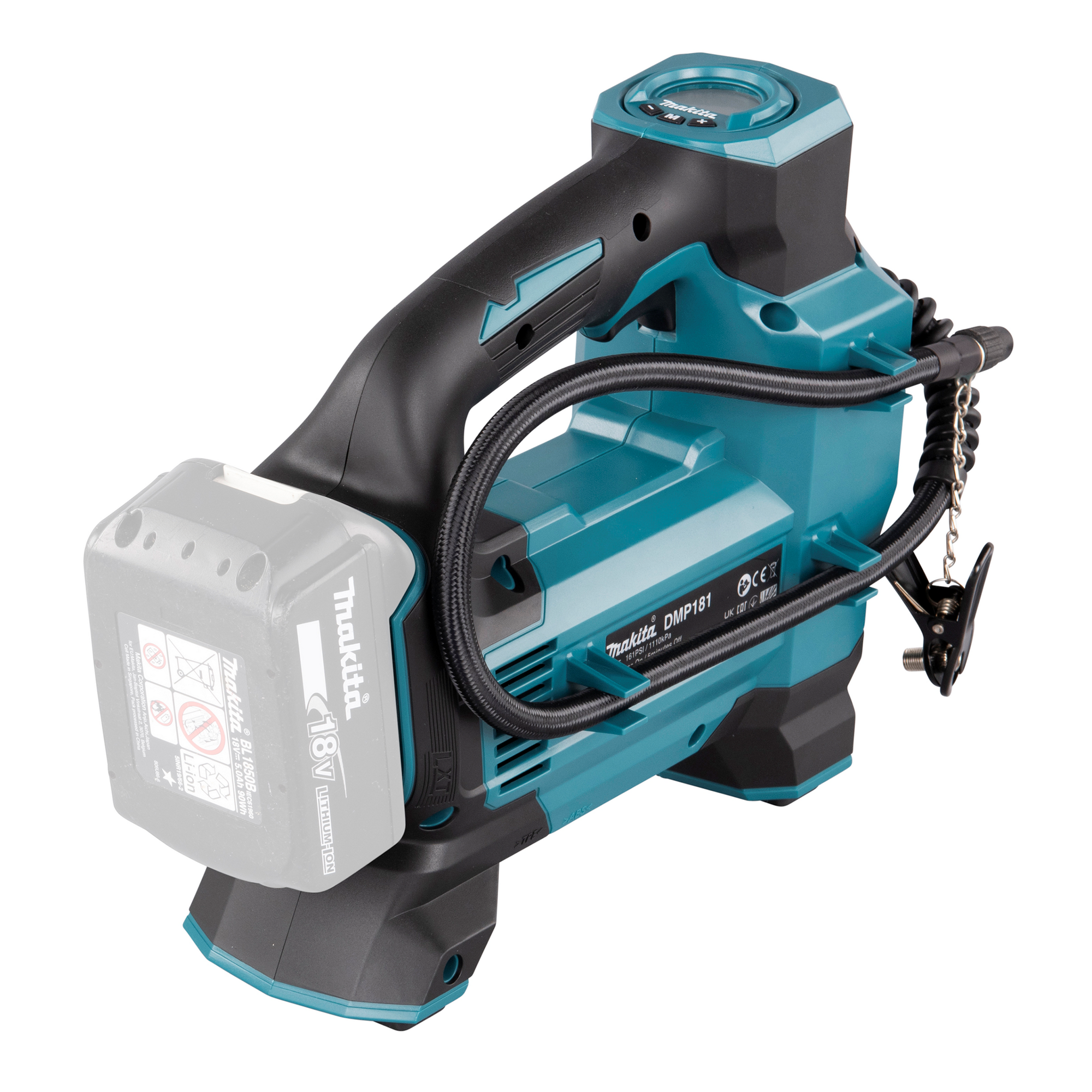 Makita Akku-Kompressor 'DMP181Z' 18 V 11,1 bar 22 l/min, ohne Akku