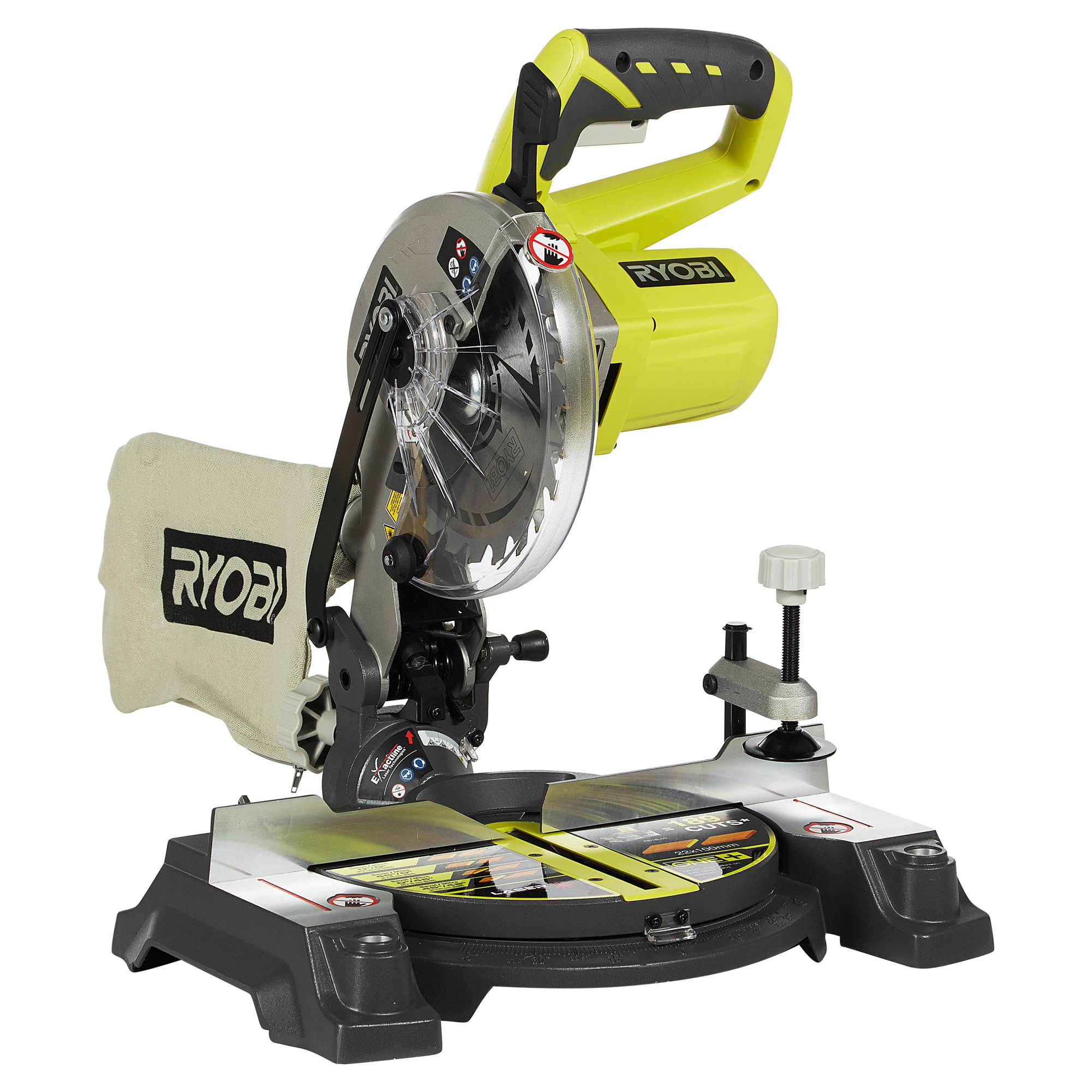 Ryobi Akku-Kapp- und Gehrungssäge 'ONE+ EMS190DCL' 18 V ohne Akku