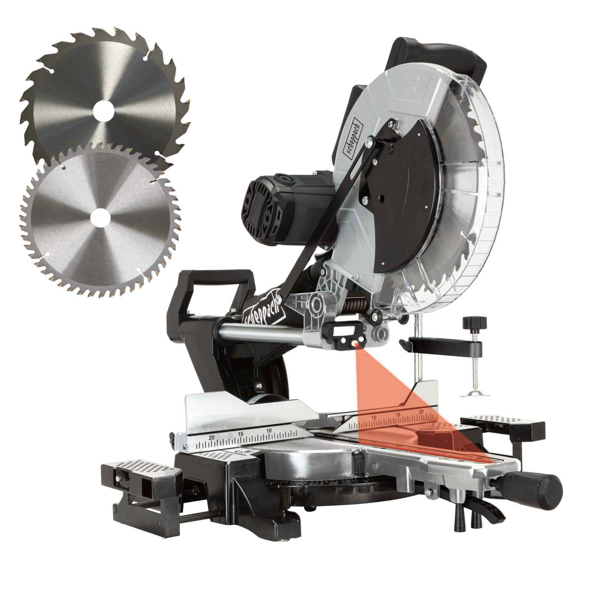 Scheppach Kapp-, Zug- und Gehrungssäge 'MST305 Black Edition' 2000 W