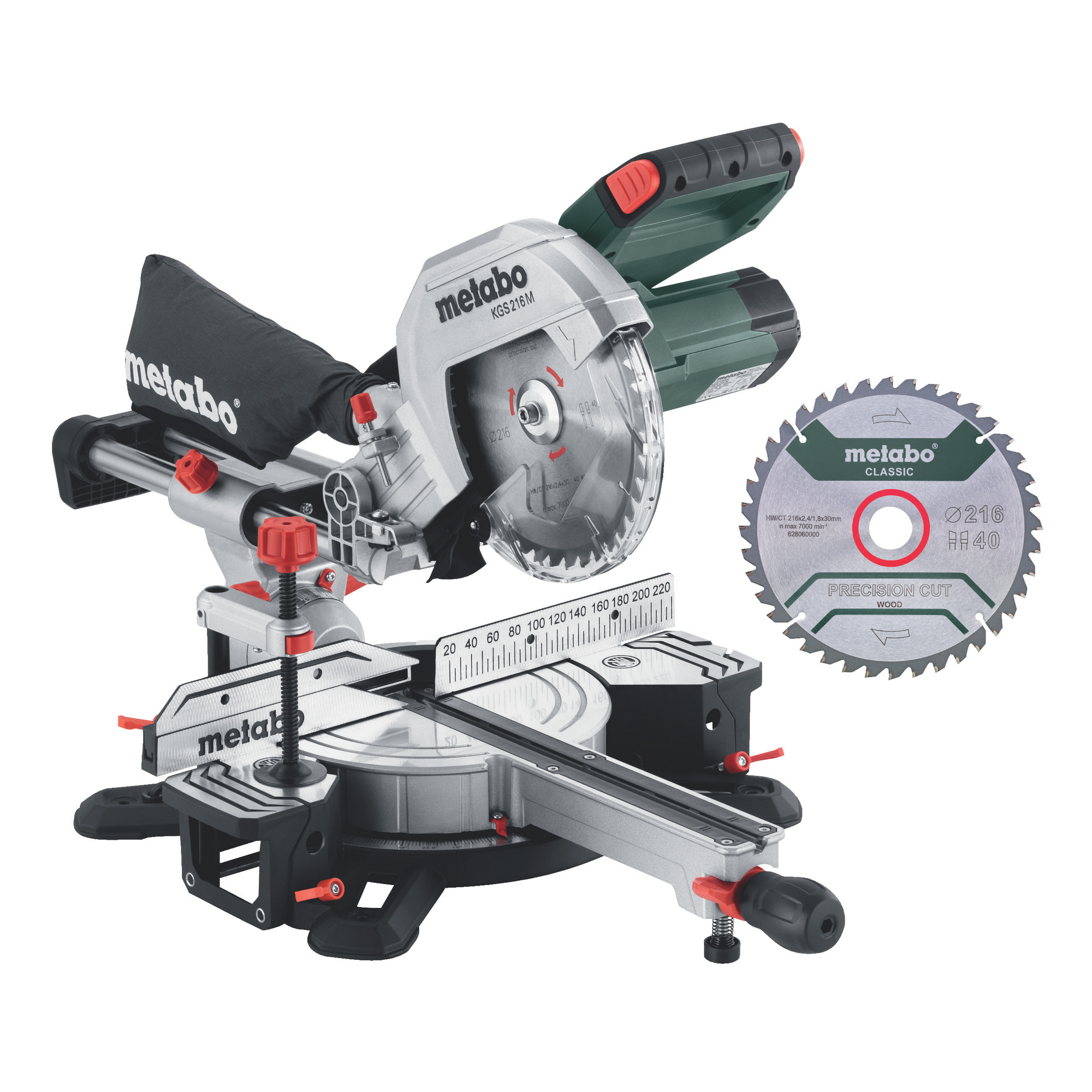 Metabo Kapp- und Gehrungssäge-Set 'KGS 216 M' 1200 W