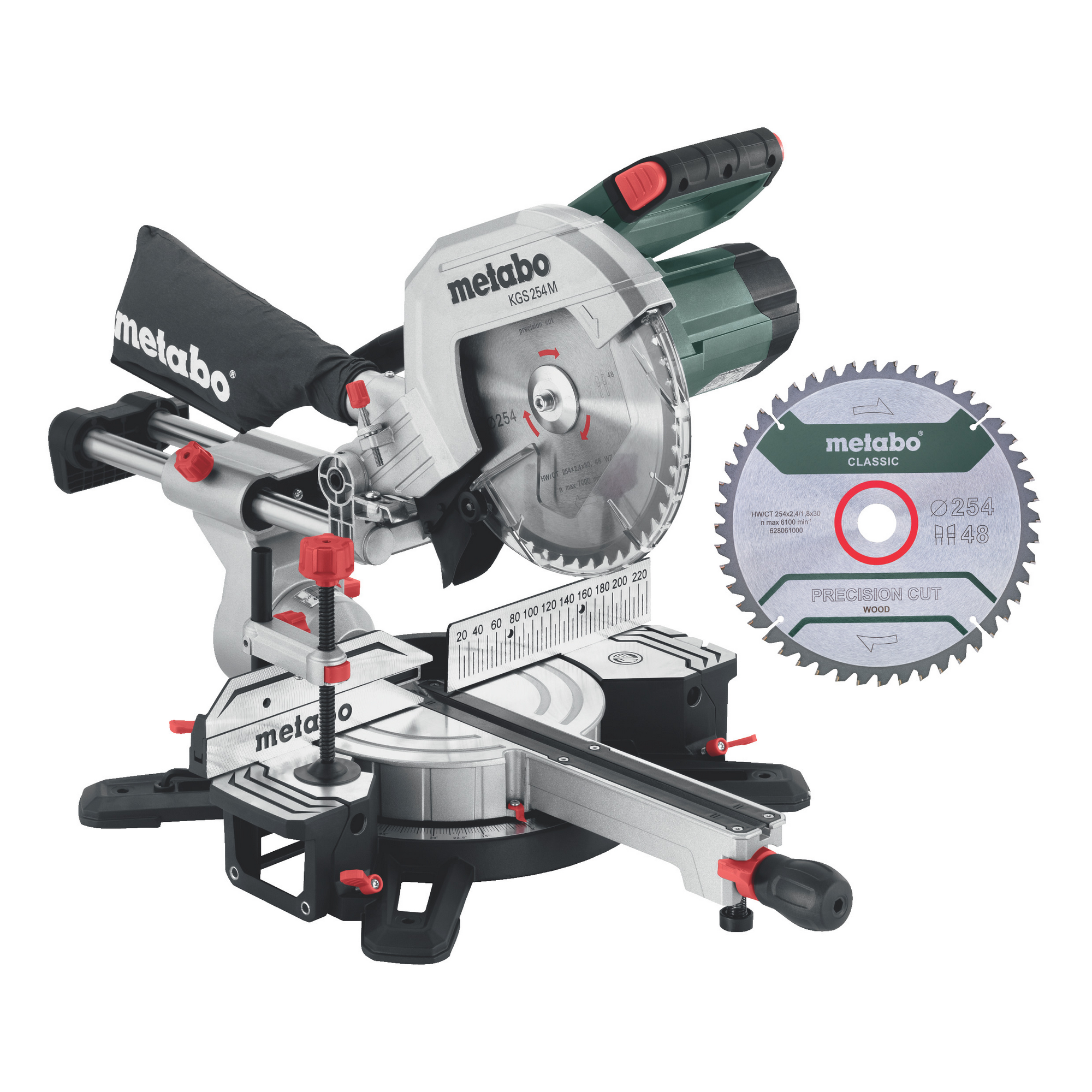 Metabo Kapp- und Gehrungssäge-Set 'KGS 254 M' 1450 W